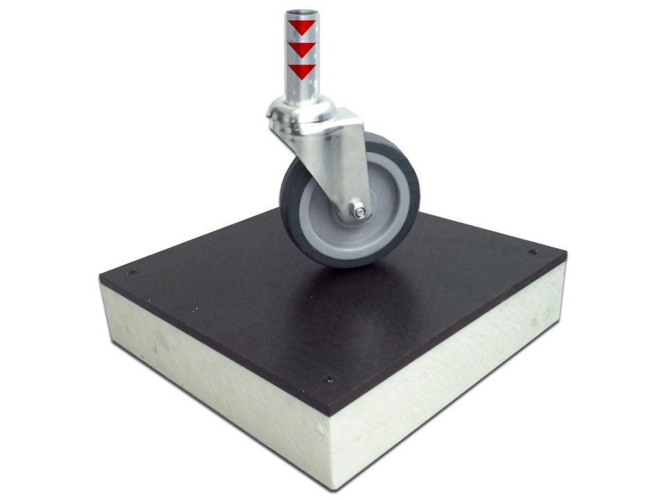 Cold room anti-slip floors