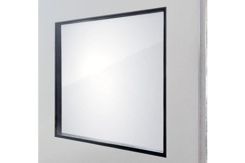 Wall for clean room with window