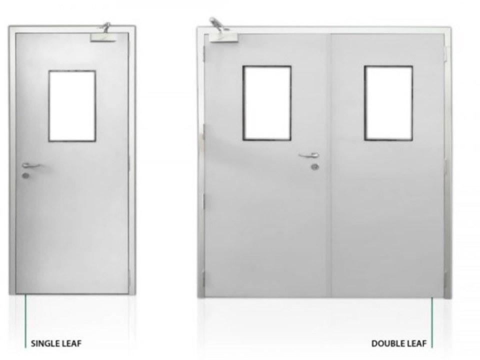 Clean room door