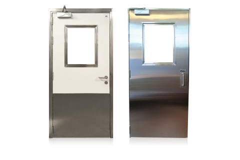 Food processing doors