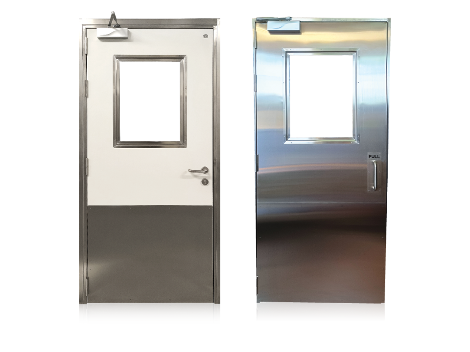 Food processing doors