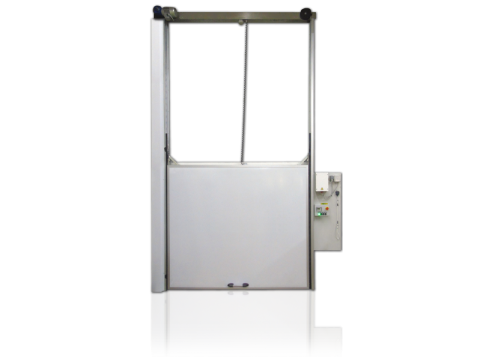 Vertical sliding cold room door Vertical sliding cold room door