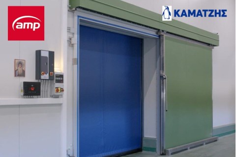 Τοποθέτηση συρόμενων ηλεκτρικών πορτών στην Kamatzis SA Τοποθέτηση συρόμενων ηλεκτρικών πορτών στην Kamatzis SA