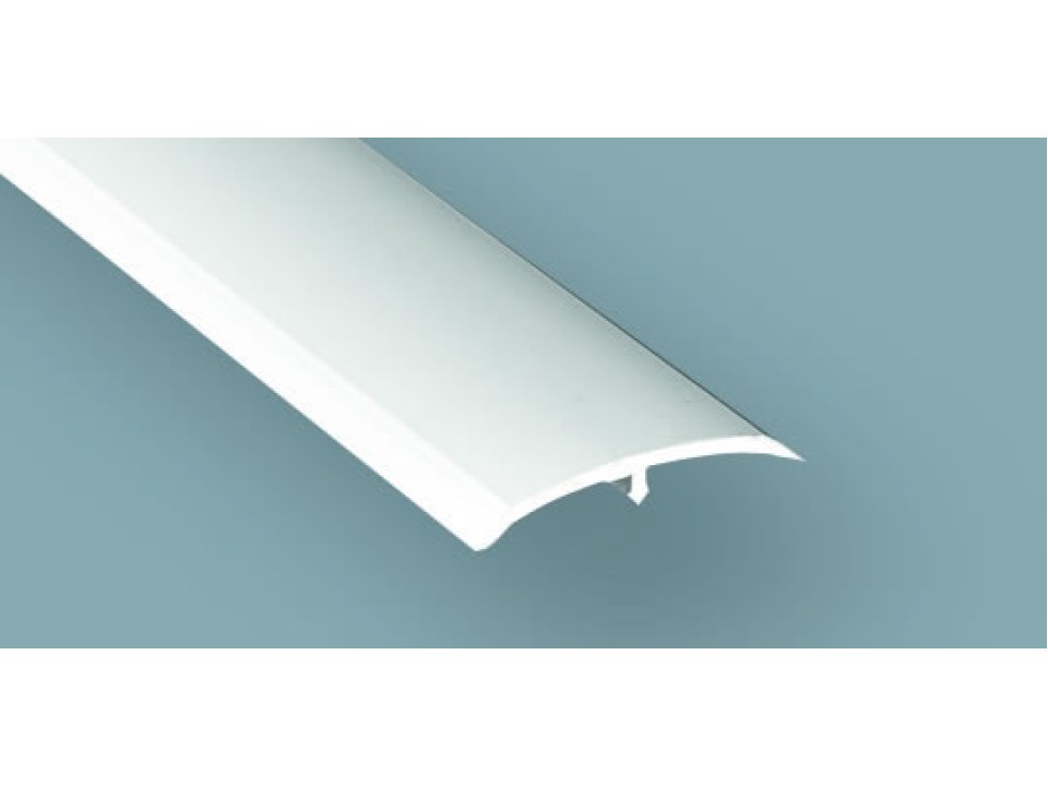 Profile PVC, white cap, width 25mm for GLASBORD length 3000mm, RAL 9010
