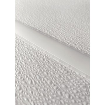 Set profile PVC, cap and base, white, for GLASBORD length 3000mm