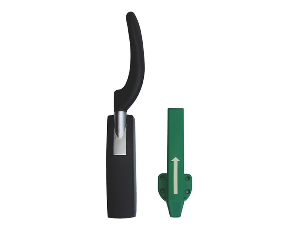 Vertical hinged cold room door handle KA2 IN2