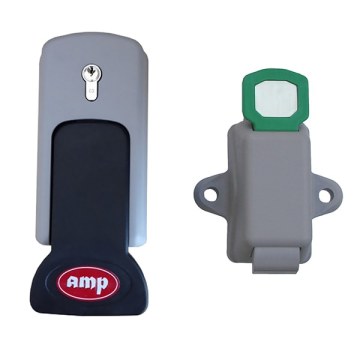Hinged cold room door handle AMP complete (in/out) Hinged cold room door handle AMP complete (in/out)