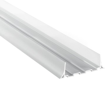 U  PVC profile 60mm with rails