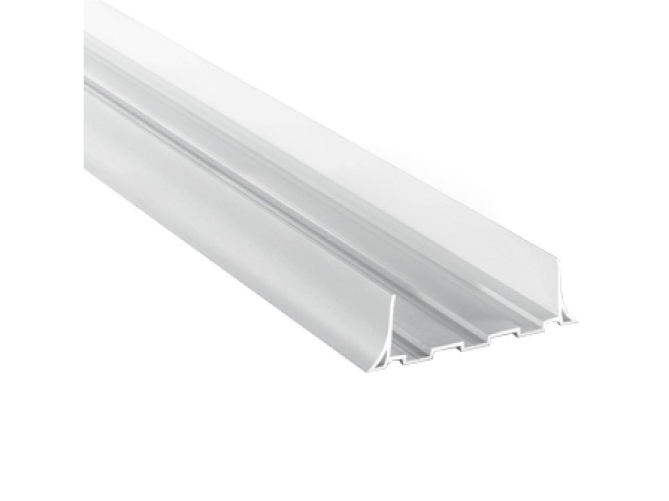 U  PVC profile 60mm with rails
