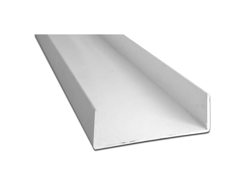 Οδηγός προφίλ σε U PVC  100mm