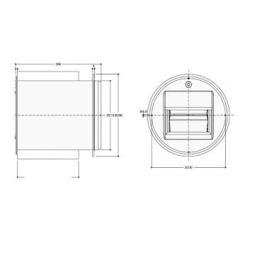 Βαλβίδα αποσυμπίεσης ψυκτικού θαλάμου maxi συντήρησης (τύπου βαρέλα) - 