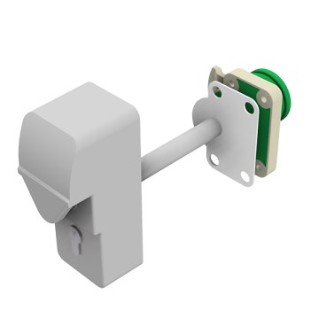 Κλειδαριά συρόμενων ψυκτικών πορτών με αλυσίδα ή κρίκο Κλειδαριά συρόμενων ψυκτικών πορτών με αλυσίδα ή κρίκο