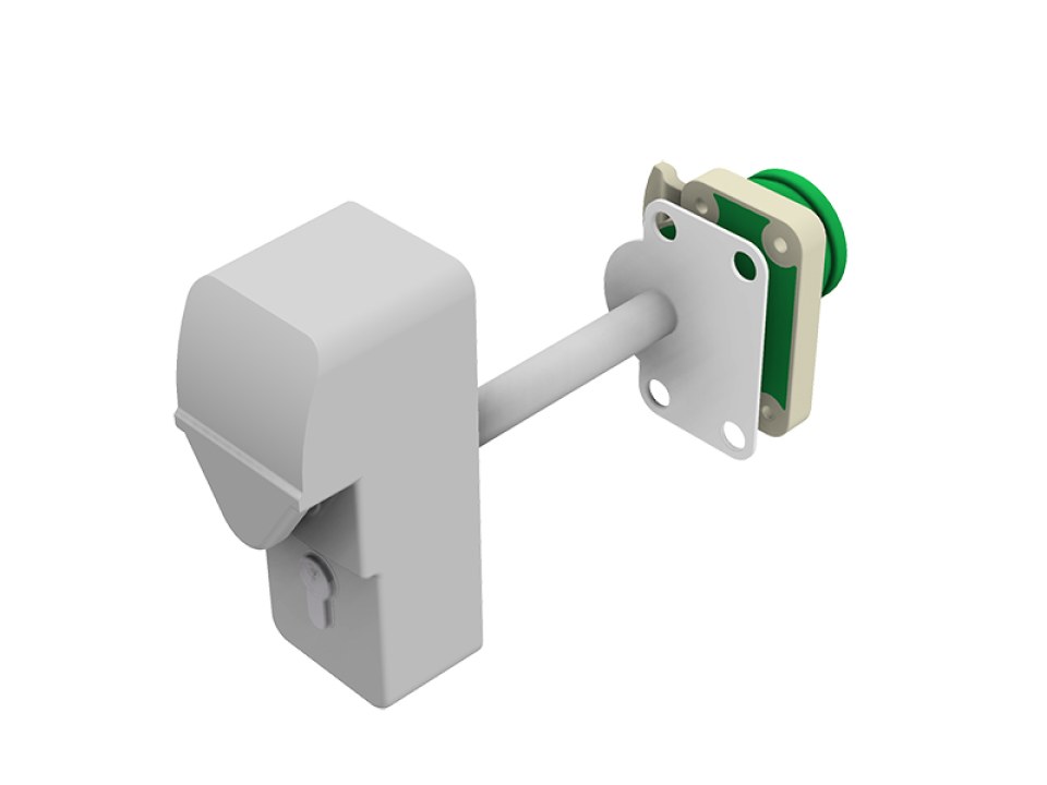 Κλειδαριά συρόμενων ψυκτικών πορτών με αλυσίδα ή κρίκο