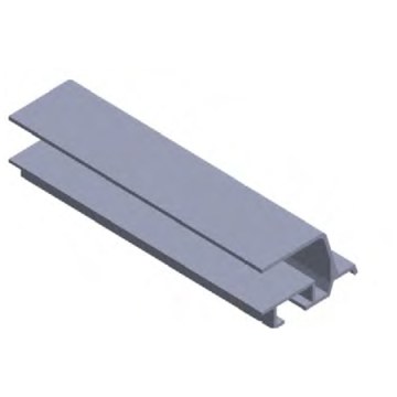 Ράγα αλουμινίου πλαινού οδηγού σύρσεως συρόμενης Ράγα αλουμινίου πλαινού οδηγού σύρσεως συρόμενης